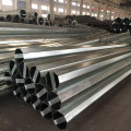 HDG hot dip galvanizing conical polygonal steel pole