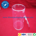 Roll Edges Plastic Round Tube for Storage Candy