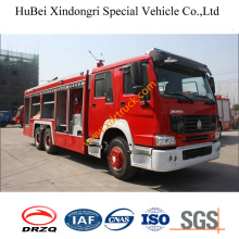 14ton Sinotruk HOWO Dry Powder Fire Truck Euro3