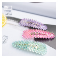 crystal rhinestone hairgrips Snap hair clip