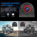 1920*1080P AHD Side View Camera 360° Adjustable Angle IR Night Vision Waterproof Vehicle Camera 12V For Pickup Truck Trailer RV