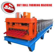 Hky PLC Automático Colorido Aço Vidro Telha Telha Roll Forming Machine