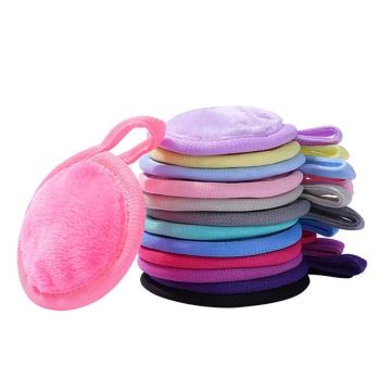 microfiber round washable makeup remover facial cleaning pad