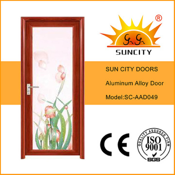 Beautiful Bathroom Door with Tempered Glass (SC-AAD049)