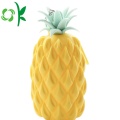 Porte-monnaie en silicone de forme ananas avec fermeture à glissière