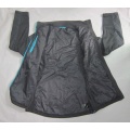 Yj-1066 preto revestido impermeável impermeável inverno Mens Softshell jaqueta