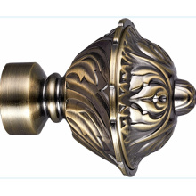 2015 montado novo estilo cortina Rod Finial