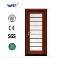 Porta de madeira de vidro de folha única interior (RA-N048)