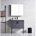 Nouvelle armoire de salle de bain gris et couleur blanche