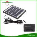 Mini Solar Power System with LED Spotlight Solar Home Kit with Detached Solar Panel with USB Port for Mobile Charge