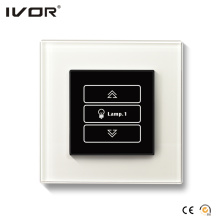 1 Gang Dimmer Switch Glass Outline Frame (HR1000-GL-D1)