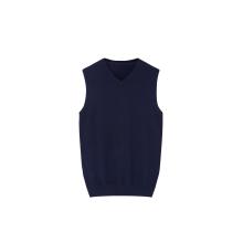 Men's Knitted Merino Wool Easy-Care Vest