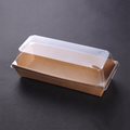 plastic window box food cardboard packaging tray