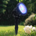 Photo Sensor RGB Lámpara LED de foco de jardín de estanques