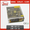 60W 12V/24V Single Output Switching Power Supply Designed for LED Lighting