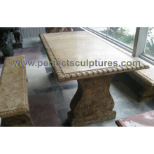 Stone Marble Table for Antique Garden Ornament (QTS017)