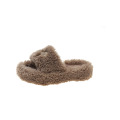 Slippers pour femmes Faux Fur Slipper Soft Fur Dimes