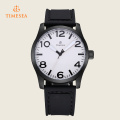 Mens Alloy Sports Watch Fashion Silicone Band Quartz Wristwatch 72381