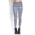 OEM Geo Tribal Print Leggings mit elastischer Taille