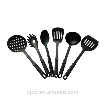 All Nylon Black Cookware Kitchen Cutlery Set