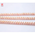 10-11mm Pink Fresh Pearl Pearl Strand, Strong Luster (ES127)