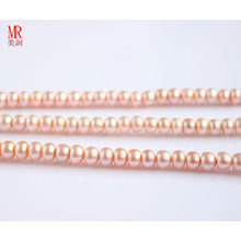 10-11mm Pink Freshwater Pearl Strand, Strong Luster (ES127)