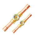 Refrigeration SGN-SAE Solder Welding copper Brass Flare Oil Level HVAC system ODF R134a R22 R410 Sight Glass