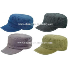 Denim cotton colorful blank fashion flat-top cap supplier