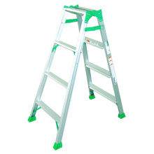 A Shaped Aluminum Ladder with Wide Steps