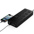 8 Outlet UE / Us / UK / Au Prise électrique avec chargeur USB 5 ports