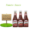 tomato ketchup in plastic bottle