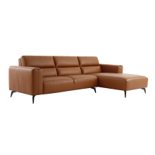 Классическая гостиная кожаная кожаный диван