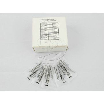 100 PCS 14G esterilizadas agulhas para piercings corporais