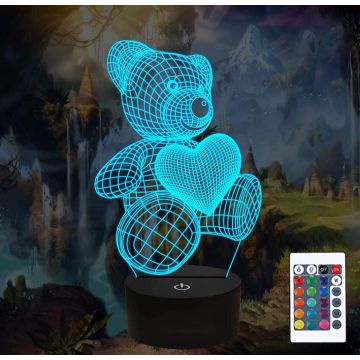 LED Bedside 3D Illusion Night Ligh