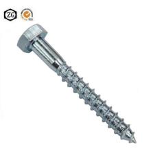 DIN571 Zinc plated Hex wood screw