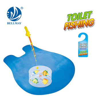 Hot selling Toilet Sports Toys Series Toilet Fish Game For funning time