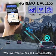 4G/WIFI Camera For Car DVR FHD Dash Cam Front/Rear Record Vehice ADAS DMS Monitor Lifetime Free APP CMSV6 GPS Fleet Management