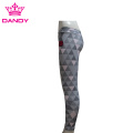 Sublimated Triangles Patterned Leggings