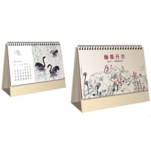 Art Paper Glossy Lamination Customized Desk Calendar