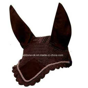 Exquisite Bling Crochet Champion Fly Coach Veil Mask Bonnet