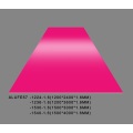 Placa de aluminio fucsia brillante de 1,6 mm de espesor 5052 H32