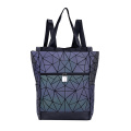 Benutzerdefinierte geometrische luminöse Aufbewahrungsschuh -Rucksack -Organizer Klapper Damen Reisetaschen Gepäck -Rucksack