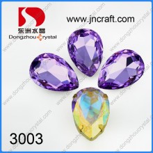 Amethyst 18*25mm Crystal Point Back Stone for Wholesale