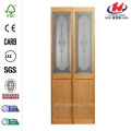 Glass Victorian Wood Reversible Bi-fold Door