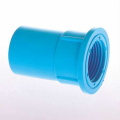 UPVC JIS K-6743 Druckhahnbuchse Blaue Farbe