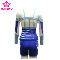 Sublimation printing cheerleading uniform for youth