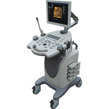 Máquina de ultrassom do Doppler de cor de carrinho amplamente utilizada
