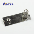 Button spring with riveted gaskets for keyboards pcb