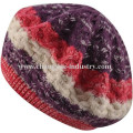 Handmade beanie knit cap hat for women