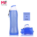 hot selling collapsible silicone water bottles